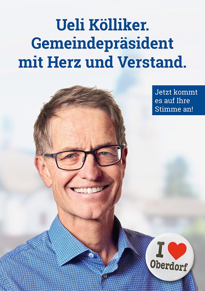 Ueli Kölliker, Plakat 2. Wahlgang